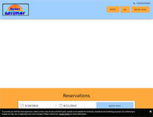 Tablet Screenshot of hotellorimar.com
